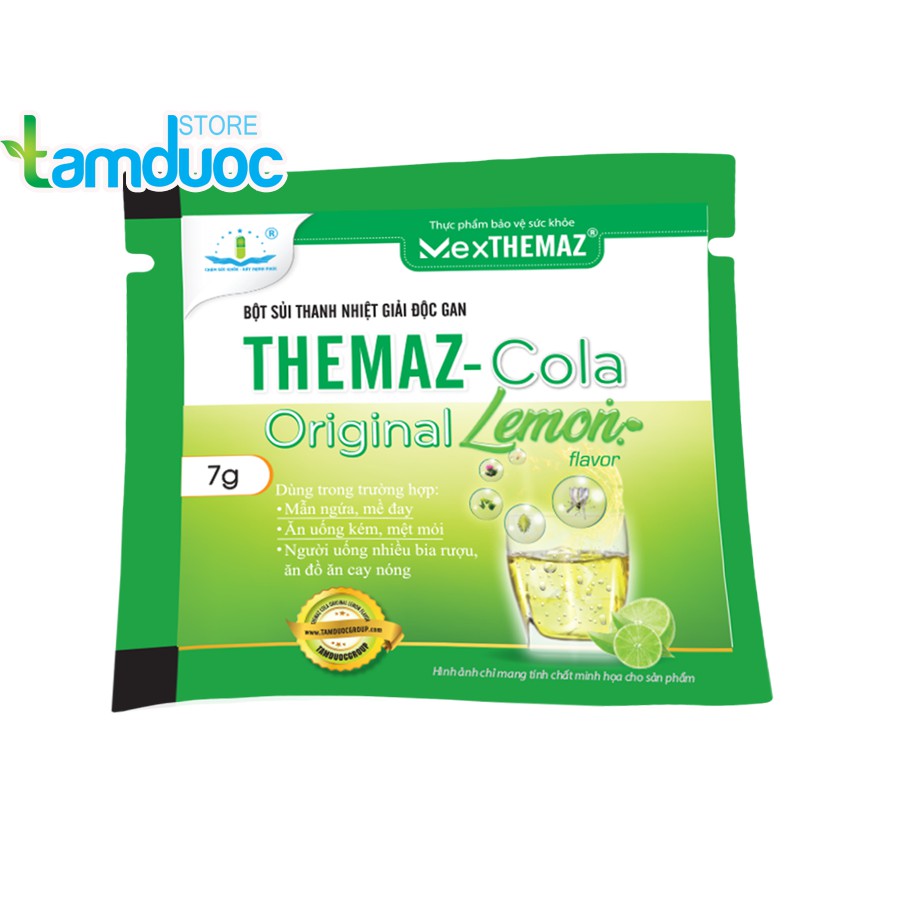 Bột sủi thanh nhiệt giải độc gan Themaz Cola Original - Vị Chanh | BigBuy360 - bigbuy360.vn
