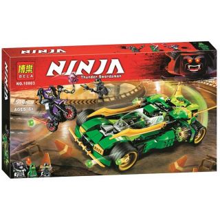 Đồ chơi lắp ráp Lego ninja xe đua bóng đêm ninjago bela10803.