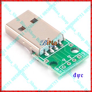 Bo chuyển USB đực/cái 4P DIP