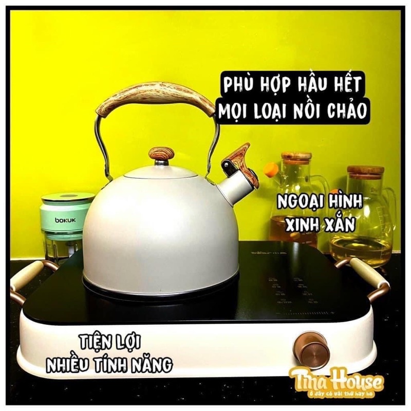 Bếp hồng ngoại Bear cảm ứng cao cấp, phù hợp với nhiều loại nồi