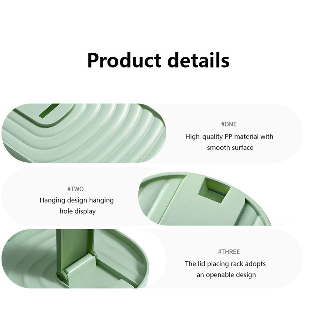 CONOPERY Giá Đỡ Nắp Nồi Bằng Nhựa Tiện Dụng