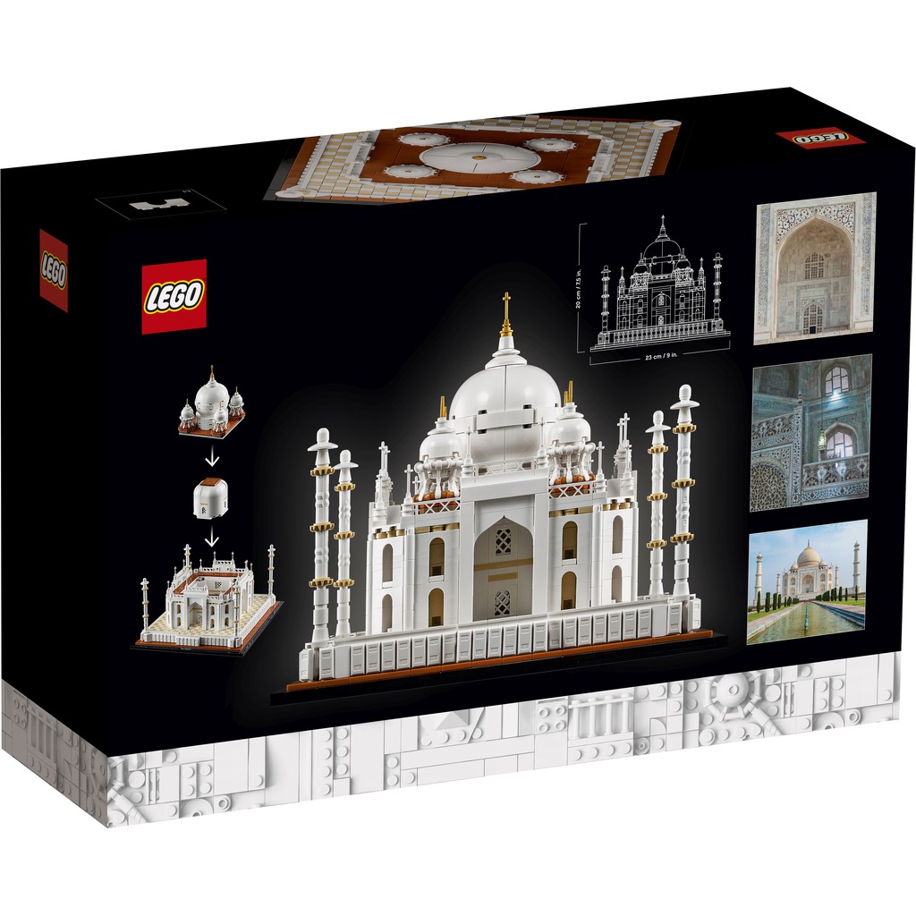 [Mã LIFEMC06DBAU giảm 50k đơn 350k] LEGO Architecture All 21056 Lâu Đài Taj Mahal (2022 chi tiết)