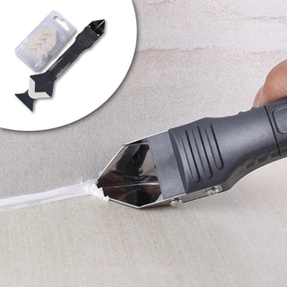 Dụng cụ cạo keo silicon 3 trong 1 đa năng kèm 5 đầu thay thế