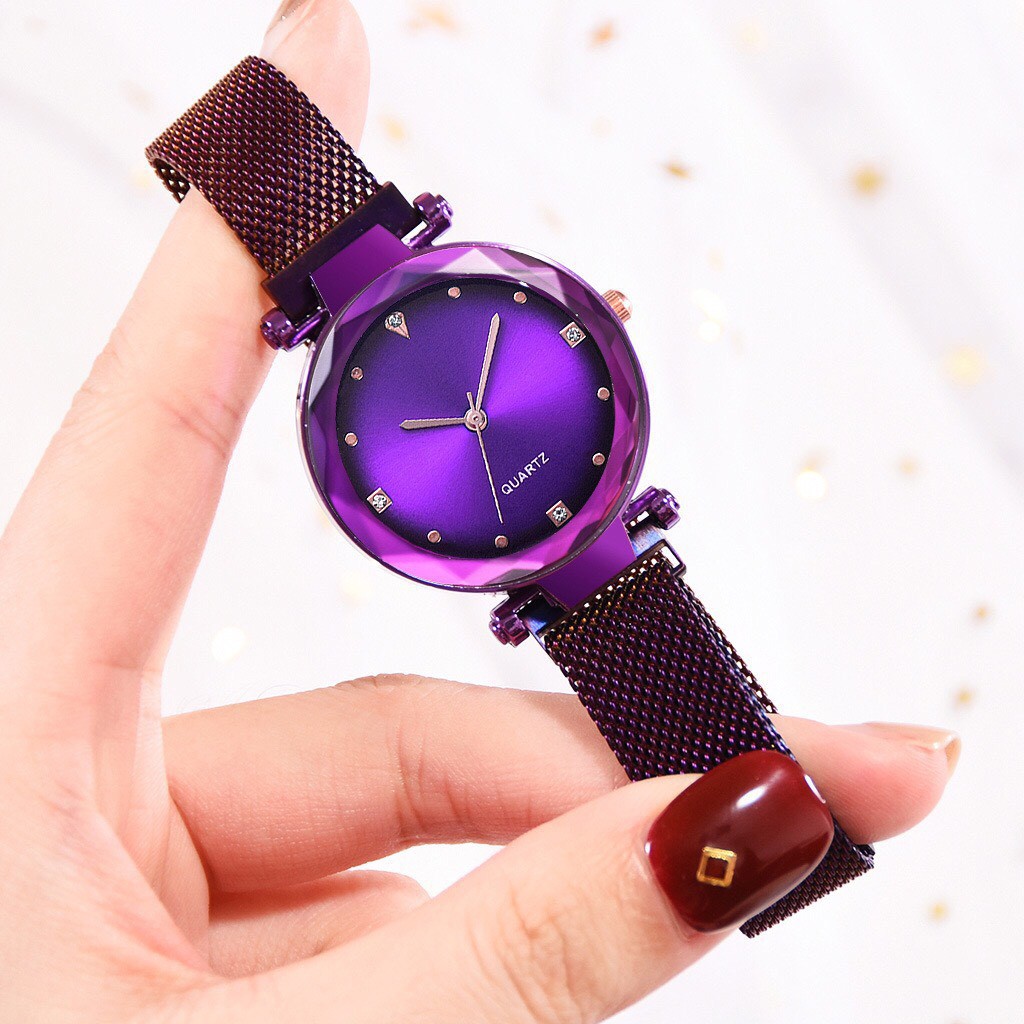 Đồng hồ dây lưới nam châm thời trang nữ Ulzzang L31 | BigBuy360 - bigbuy360.vn