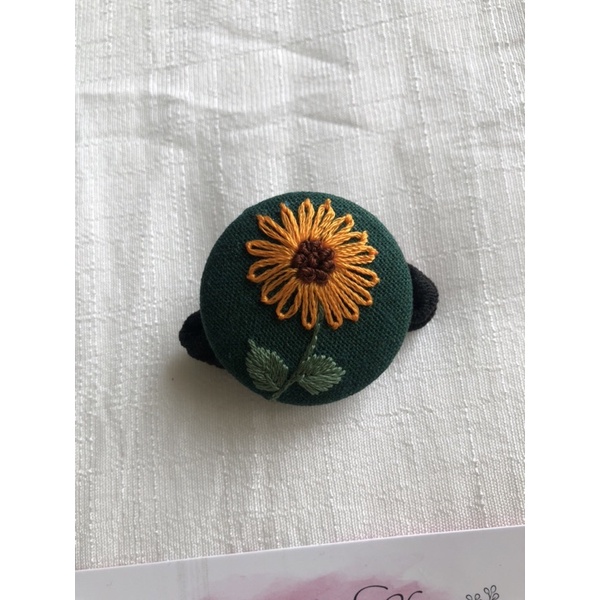 Dây cột tóc thêu tay handmade