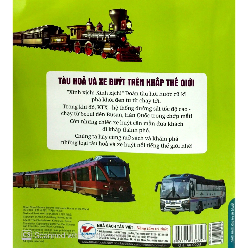 Sách - Bộ Sưu Tập Phương Tiện Giao Thông Kì Thú - Tàu Hỏa Và Xe Buýt Trên Khắp Thế Giới