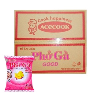 Phở gà Good 1 thùng / Thùng phở gà vàng vỏ hồng Acecook HSD 5 tháng