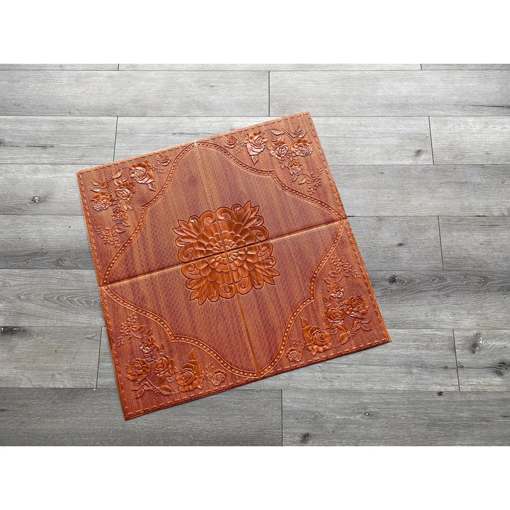 Xốp dán tường 3D cổ điển vân hoa hồng 4 cạnh- Cực đẹp cực độc đáo - Loại 1