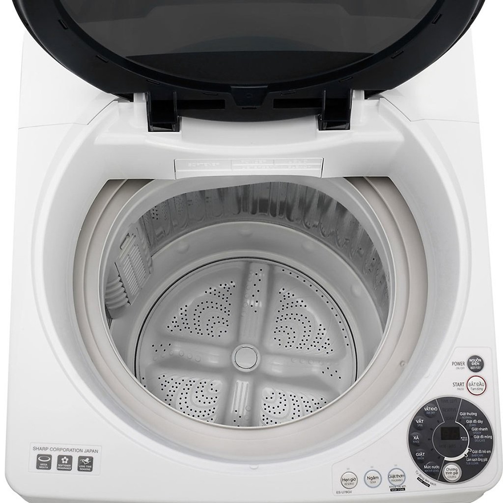 MIỄN PHÍ LẮP ĐẶT.- Máy Giặt Cửa Trên Sharp ES-U78GV-H (7.8 Kg)