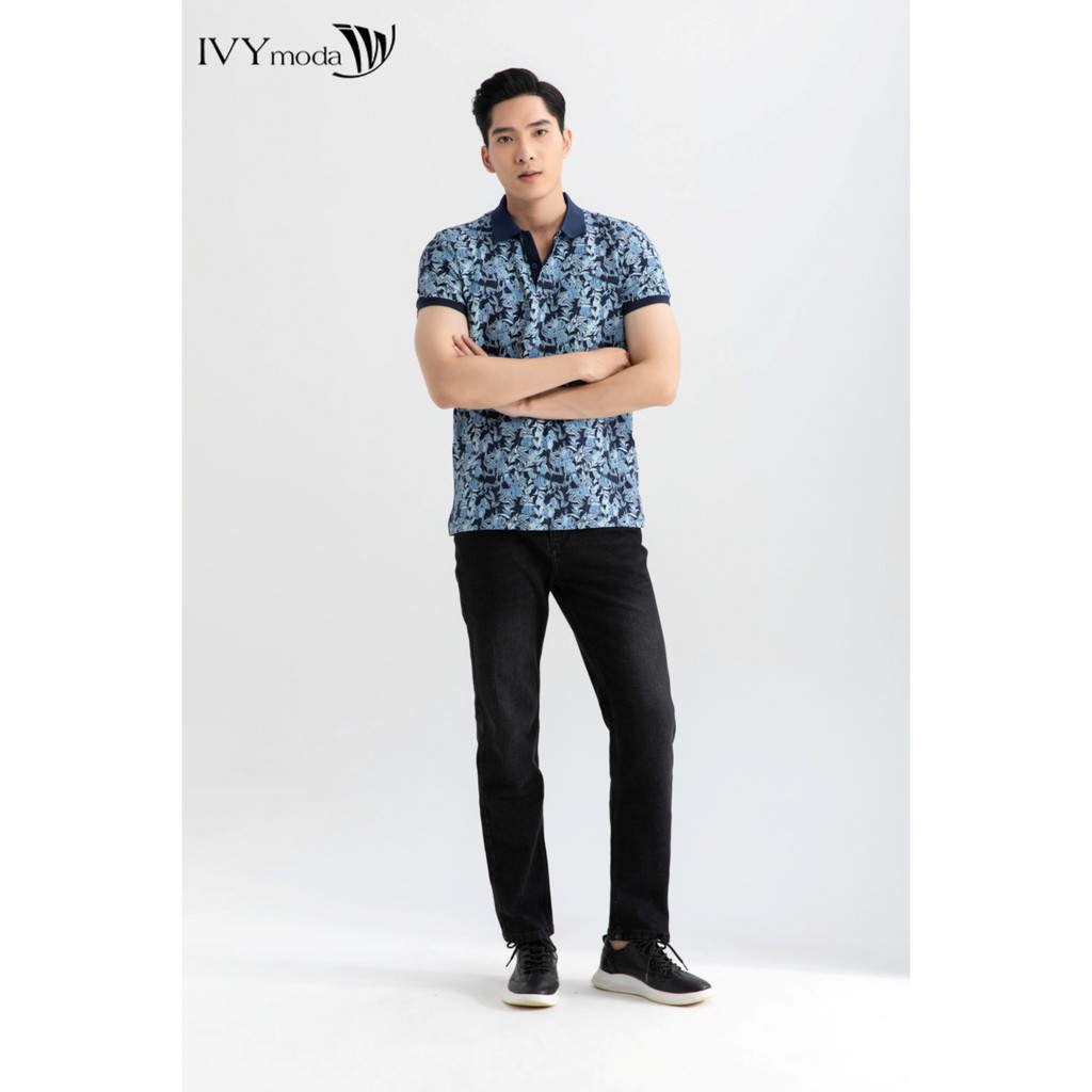Quần jeans nam đen Slim fit IVY moda MS 25E2608 | BigBuy360 - bigbuy360.vn