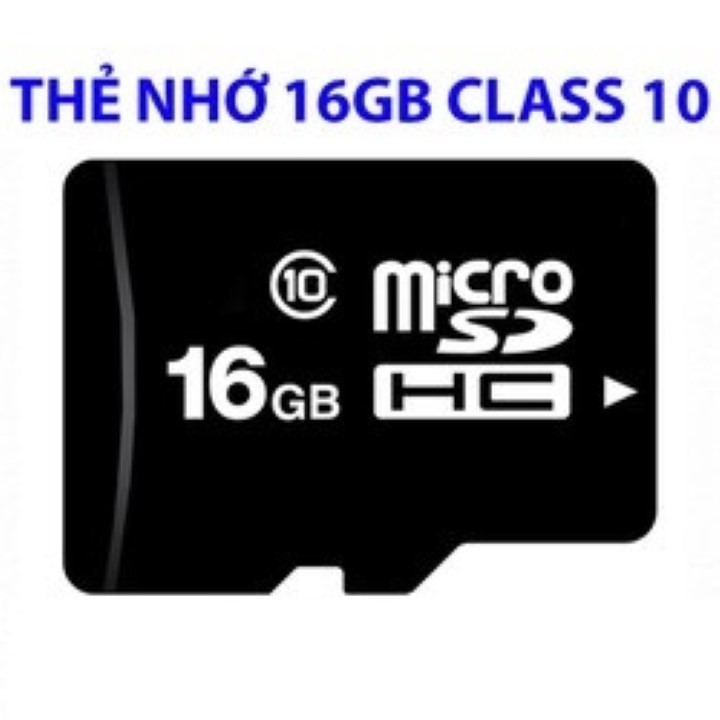 Thẻ Nhớ 16Gb Class 10 Dùng Cho Điện Thoại, Máy Ghi Âm, Máy Nghe Nhạc, Máy Tính Bảng