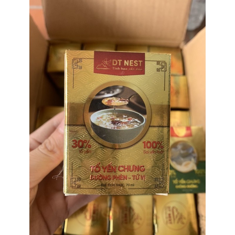 Tổ Yến Chưng Đường Phèn Tứ Vị (30% Tổ Yến)