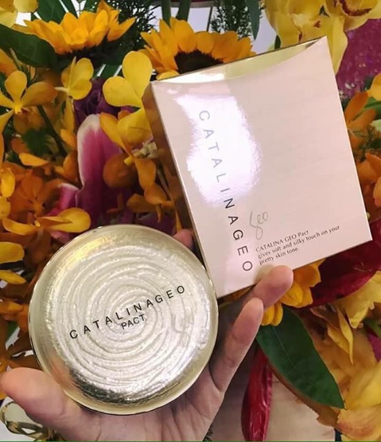 (HÀNG AUTH) Phấn phủ Geo Lamy Vàng siêu mịn (date 2025 bên trong kèm túi nhung nhỏ xinh) | BigBuy360 - bigbuy360.vn