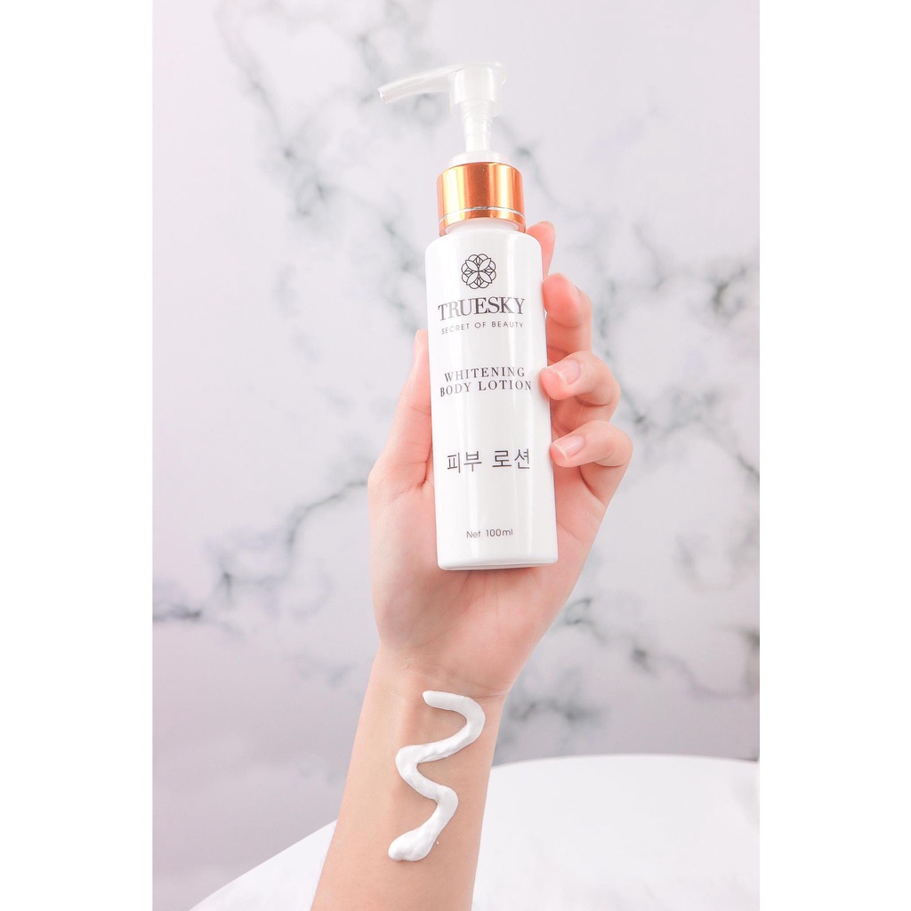 Kem ủ trắng toàn thân Truesky giúp làm trắng da body cấp tốc 100g - Whitening Body Cream