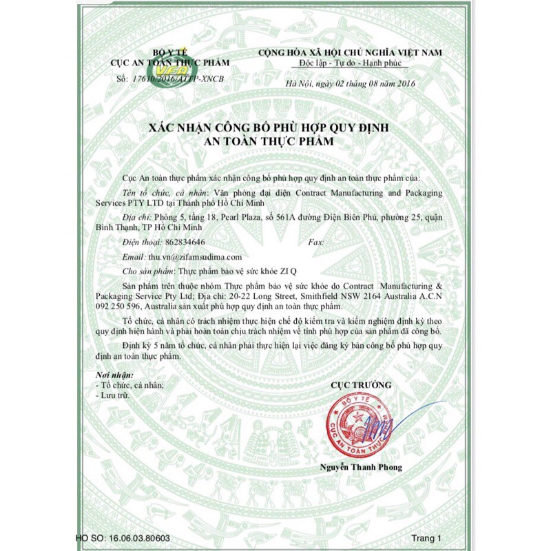 ZiQ Sản phẩm tăng khả năng vận động của tinh trùng yếu loãng (ZiQ10) | BigBuy360 - bigbuy360.vn