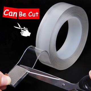 Băng dính 2 mặt trong suốt, keo 2 mặt siêu dính dài 3m, 5m