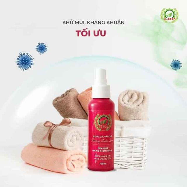 Nước xả vải khô Lâm Đại Phúc tiện dụng hương nước hoa (100ml)