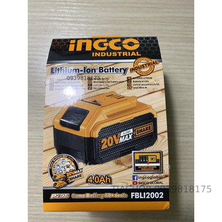 Pin 20v 4.0ah ingco FBLI2002