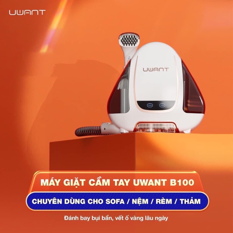 HÀNG CÓ SĂN ÁY HÚT GIẶT SẤY CẦM TAY SPOT CLEANER UWANT B1- DÙNG CHO SOFA GIƯỜNG NỆM THẢM