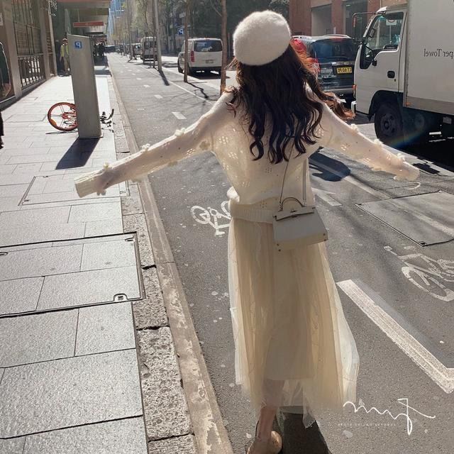 Áo khoác cardigan dệt kim dáng rộng phong cách Hàn Quốc thời trang xuân thu cho nữ