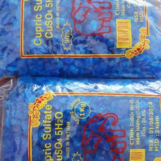 Phèn xanh hay còn được gọi Đồng (II) Sunfat ( CuSO4.5H2O.)