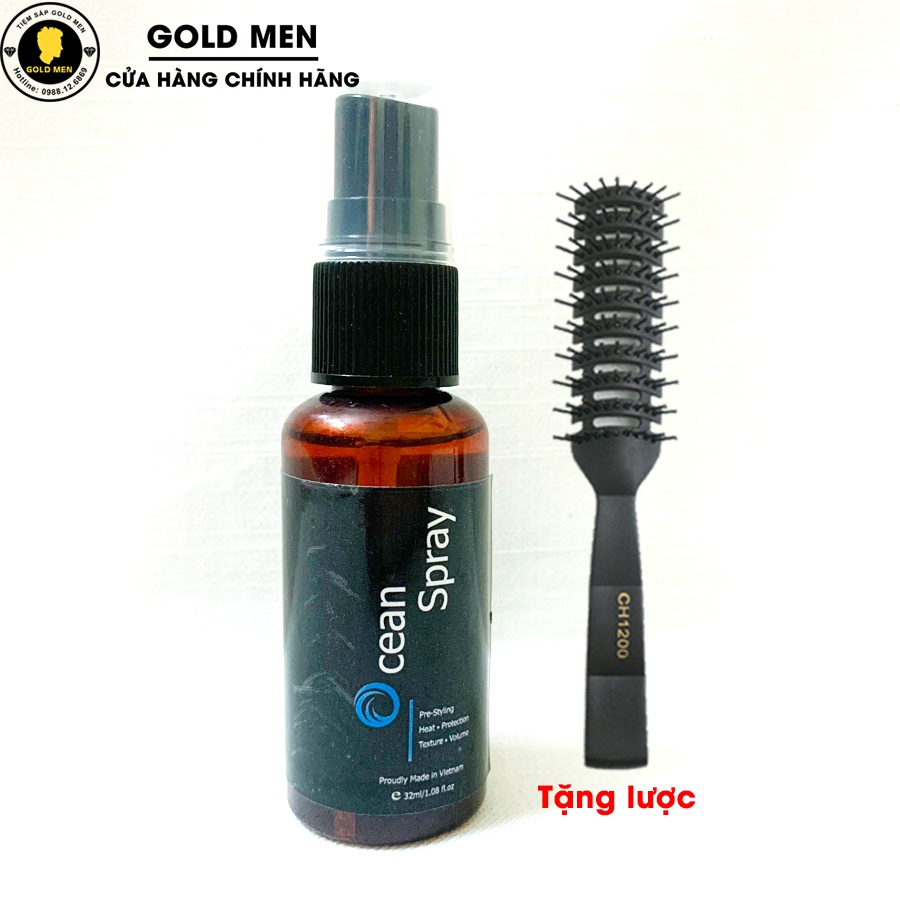 Xịt tạo phồng Ocean Spray, Pre Styling Ocean Spray tạo form, tăng giữ nếp tóc