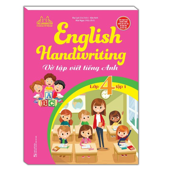 Sách - English Handwriting - Vở tập viết tiếng anh lớp 4 tập 1