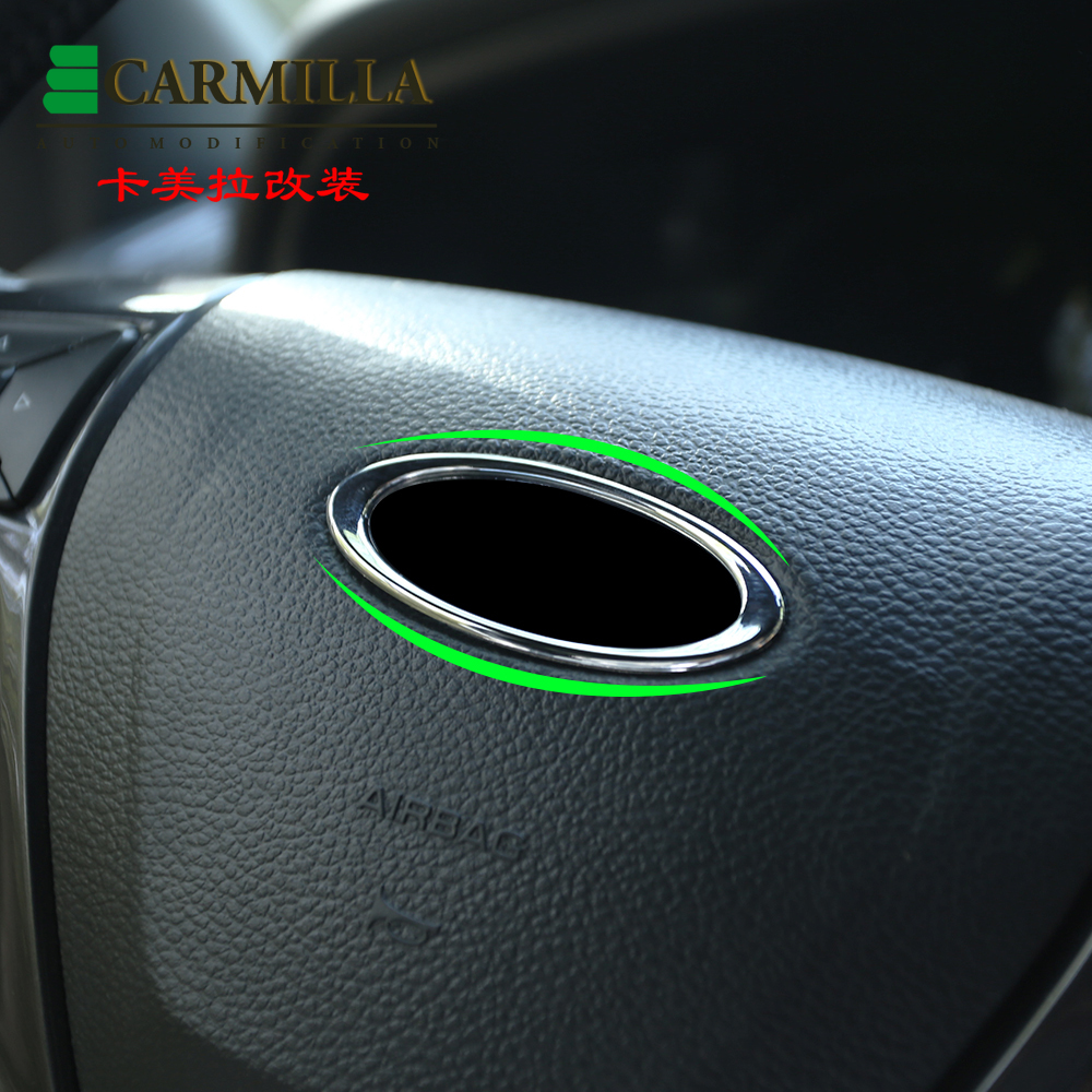 Sticker trang trí vô lăng xe hơi Ford Everest Explorer Ranger 2015 2016 2017