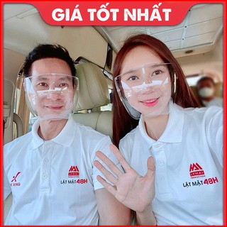 Kính Bảo Hộ FACE SHIELD Trong Suốt - Chống Dịch Bệnh - Chống giọt bắn - Chống Bụi - Bảo Vệ Sức Khoẻ