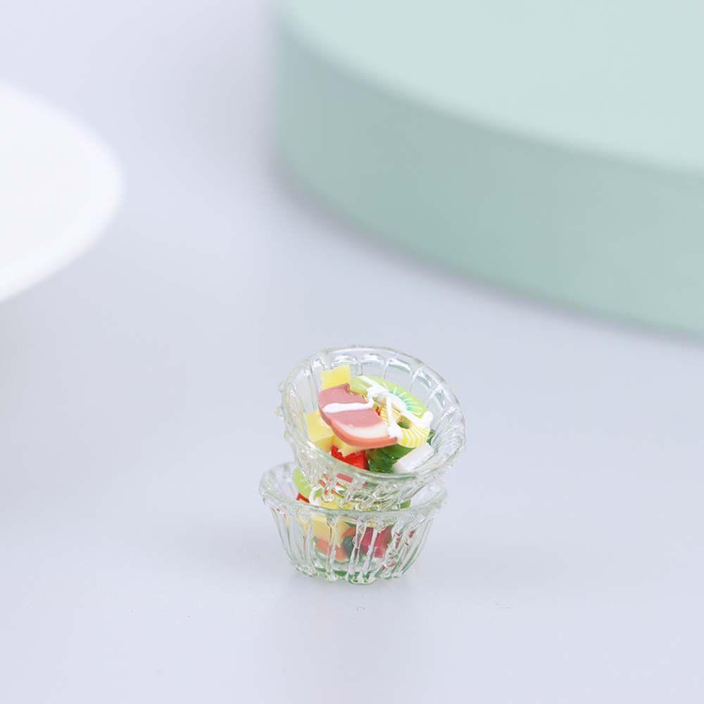 Mô Hình Rau Củ Quả Salad Đồ Chơi Cho Nhà Búp Bê