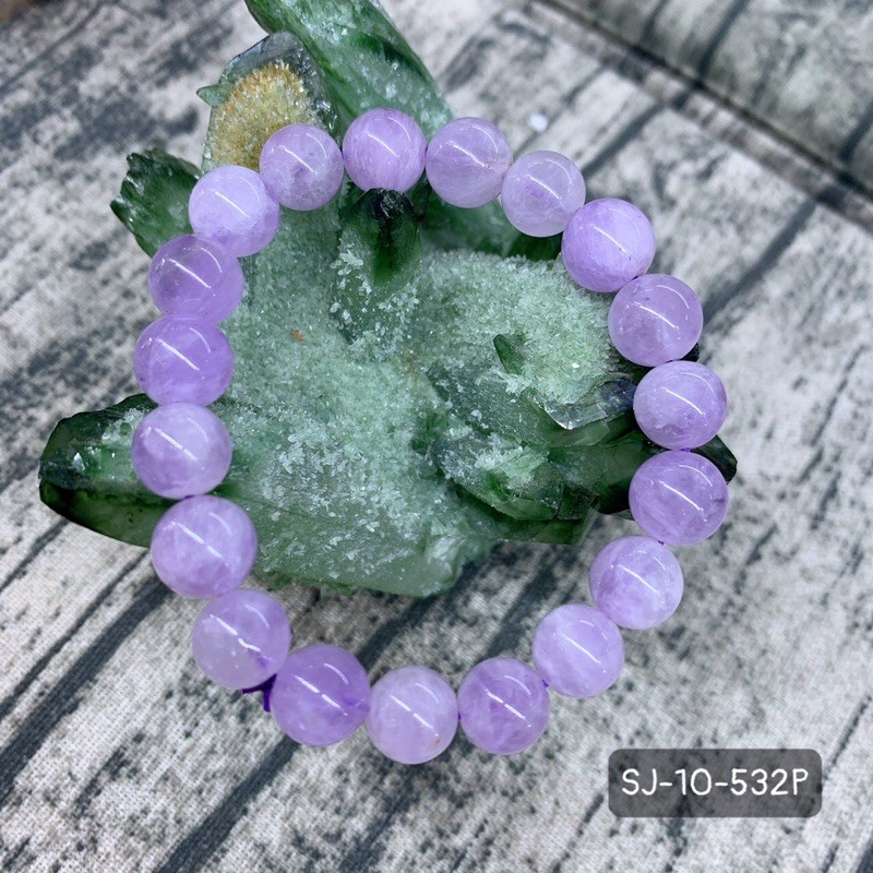 Vòng Tay Đá LAVENDER Màu Tím Yêu Thương Đẹp Mê Ly Size 9mm-10mm