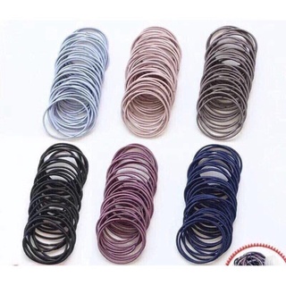 Set 5 Chun (Nịt) Buộc Tóc Nhiều màu Siêu Dai