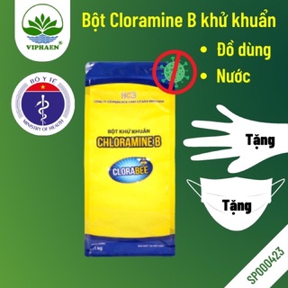 Cloramin B 100%, (chứng nhận BYT)Chloramin B hàng chính hãng, Bột khử trùng nước, sát khuẩn đồ dùng (Túi 1 Kg)
