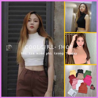 Áo ba lỗ cổ lọ siêu đẹp