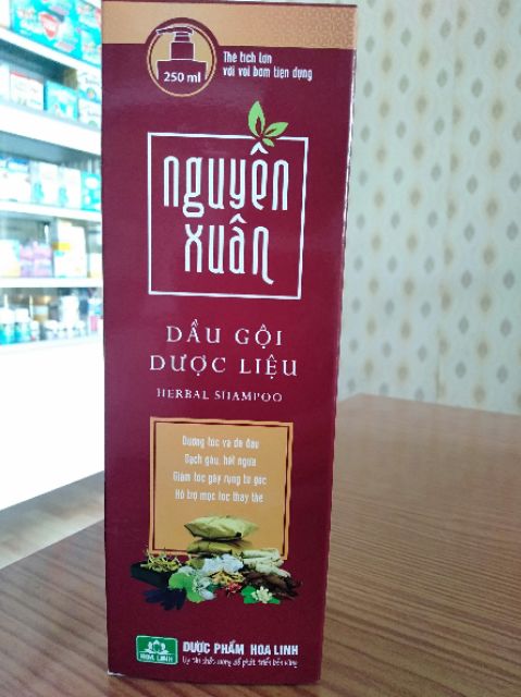 Dầu gội Nguyên Xuân đỏ