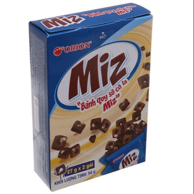 Bánh quy ngọt orion Miz socola 54g