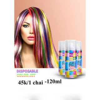 (Hàng Chuẩn Hồng Kông)Gel Xịt Màu Tóc đủ Màu