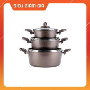 Bộ nồi hợp kim nhôm đáy từ Kangaroo KG936