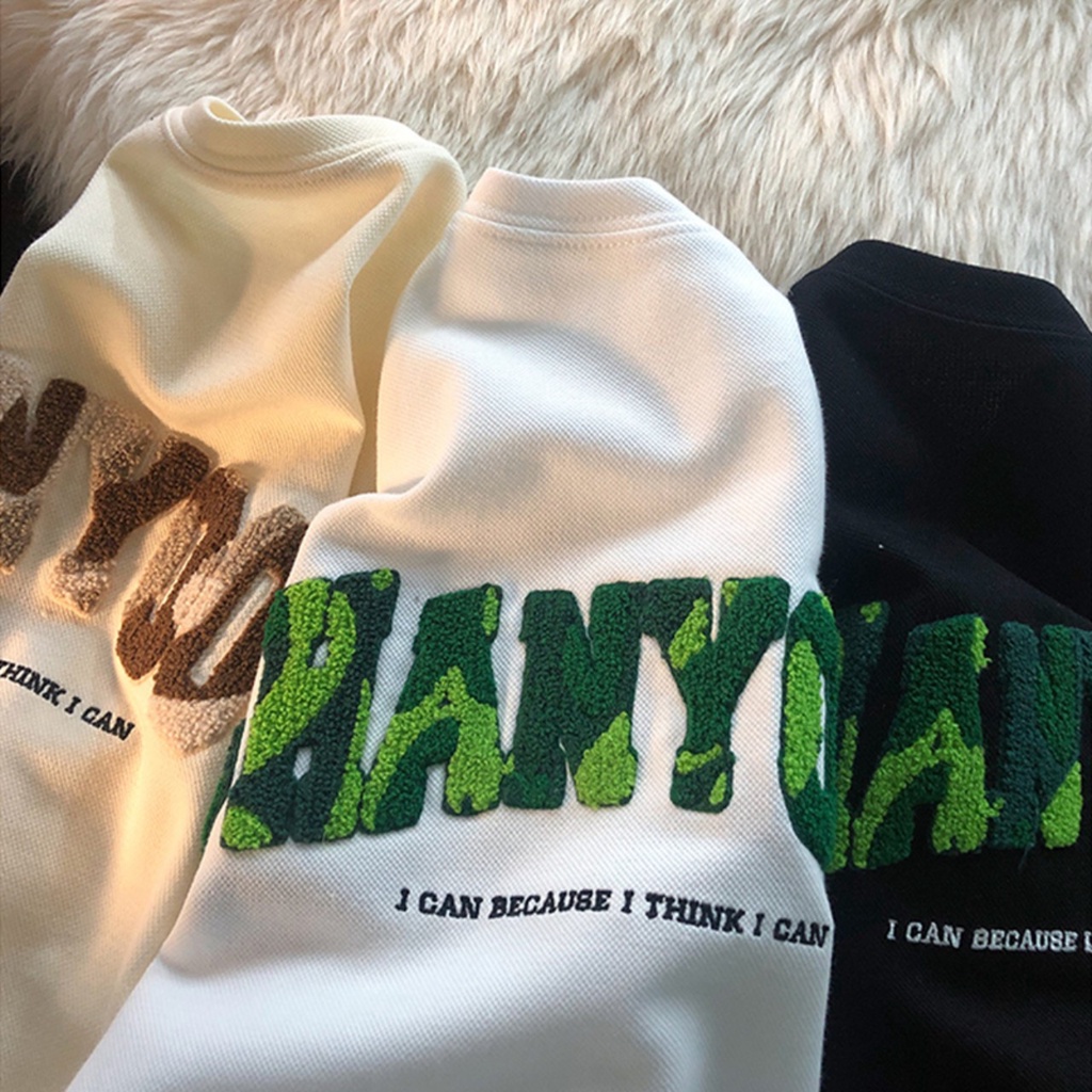 Áo thun nam nữ, áo from rộng nữ, Áo thun from rộng, họa tiết nổi TT3 | BigBuy360 - bigbuy360.vn