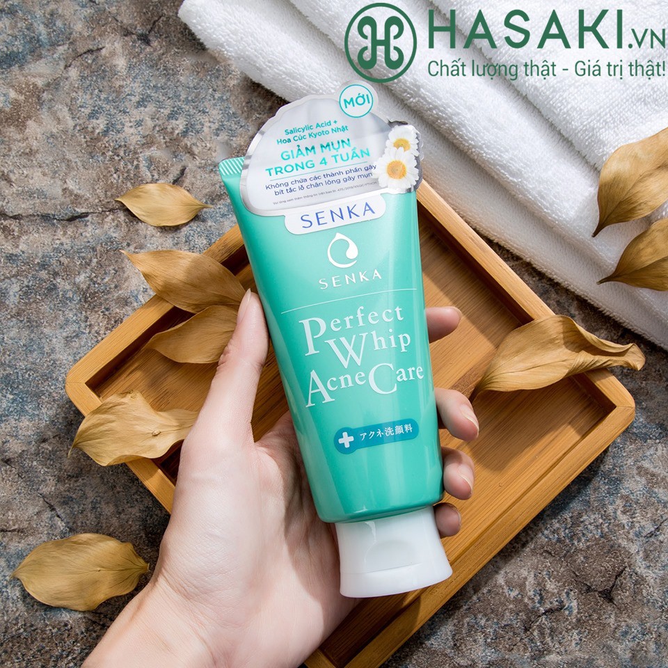 Sữa Rửa Mặt Dành Cho Da Mụn Senka Perfect Whip Acne Care 100g | BigBuy360 - bigbuy360.vn