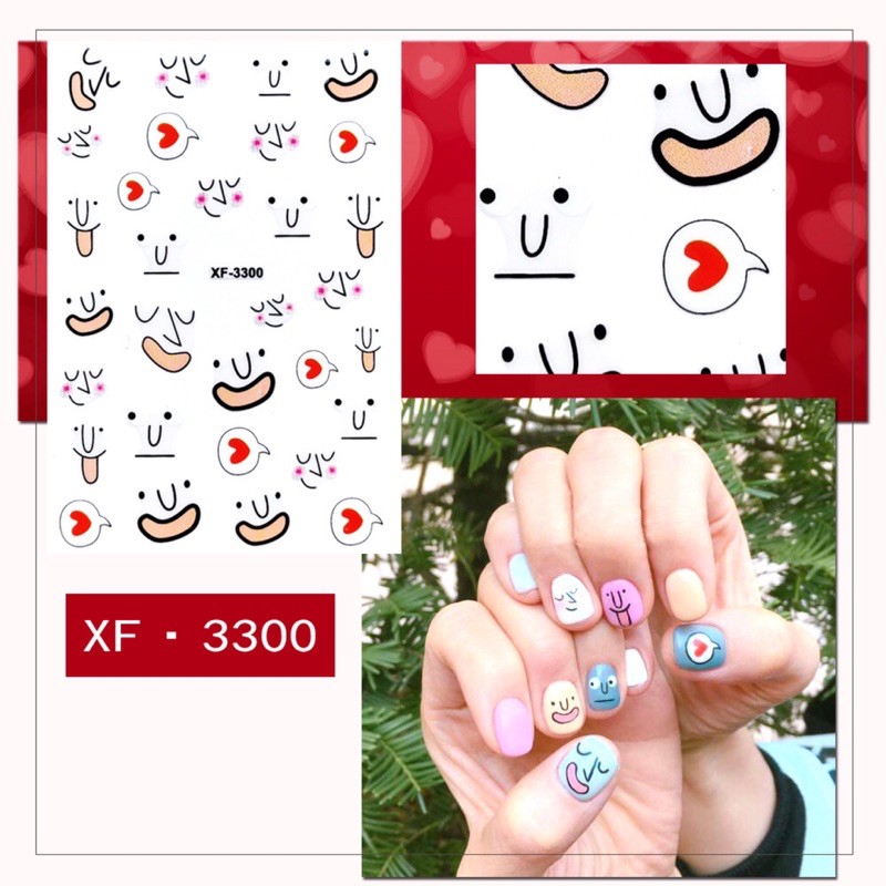 sticker dán móng tay nail mẫu mới