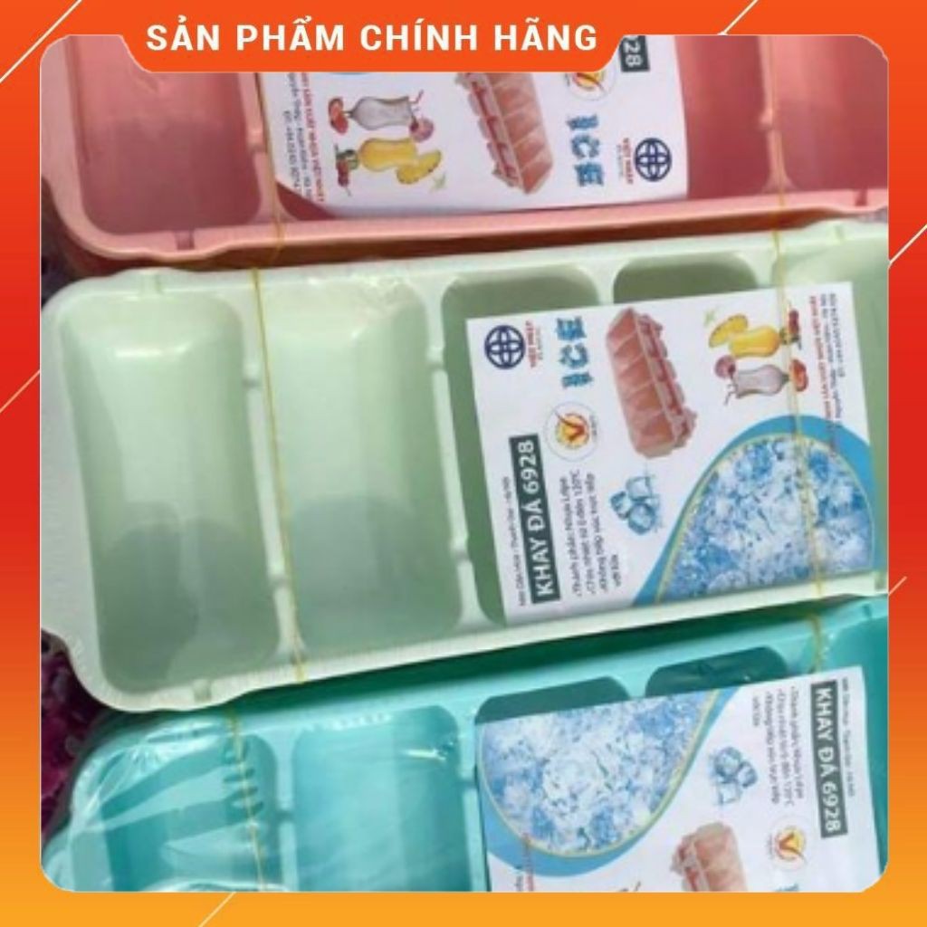 Khay làm đá nhựa Việt Nhật (5 viên, nhựa dẻo) Cam Kết Hàng Loại 1