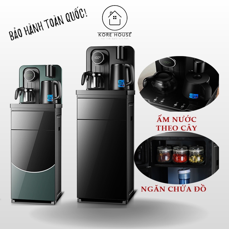 Cây Nước Nóng Lạnh Mặt Kính Cao Cấp, Cảm Ứng, Có Điều Khiển Từ Xa - Máy Nước Nóng Lạnh Nhập Khẩu