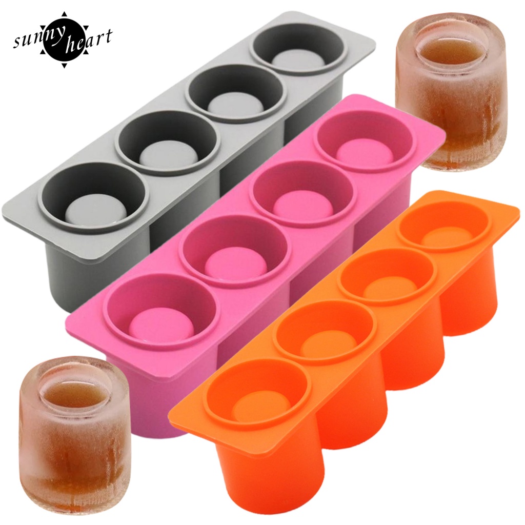 Khuôn Làm Đá Viên Hình Trụ Mềm Tháo Được Đa Năng Dành Cho Nhà Bếp