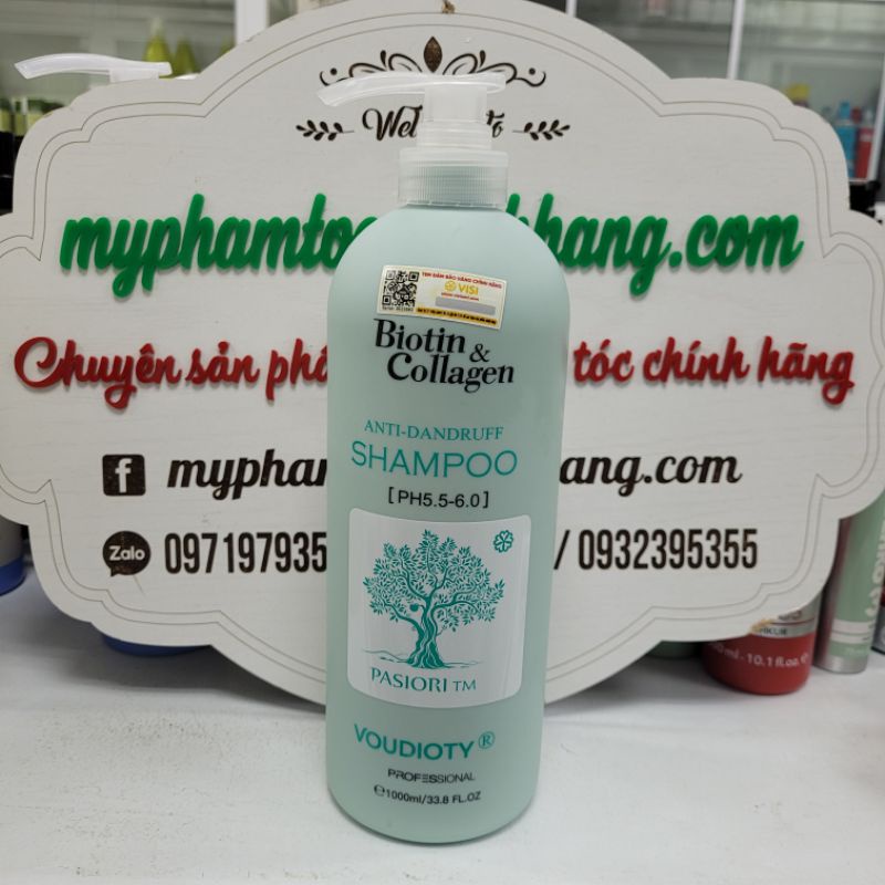 (MẪU 2020) LẺ DẦU GỘI HOẶC DẦU XẢ BIOTIN COLLAGEN NGĂN GẦU MƯỢT TÓC 500ml - 1000ML