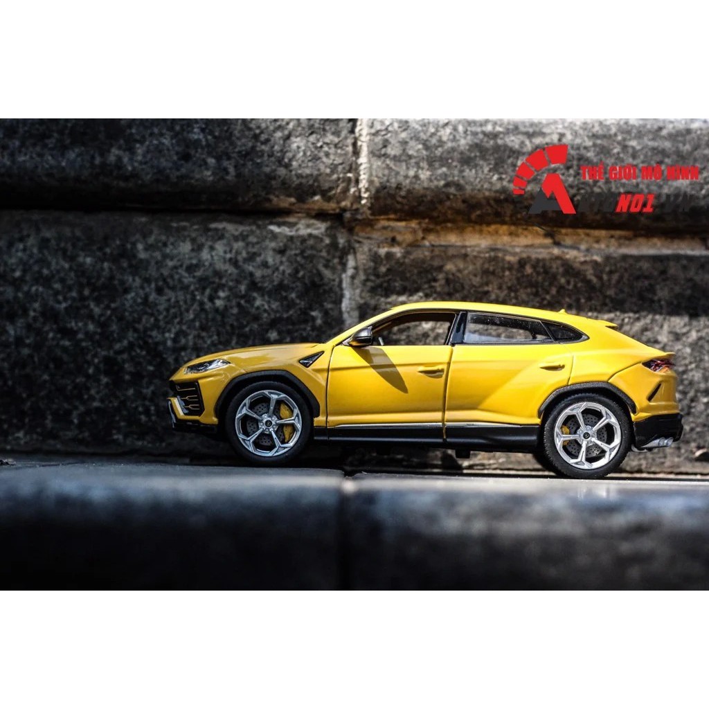 MÔ HÌNH XE LAMBORGHINI URUS YELLOW 1:24 WELLY 5871