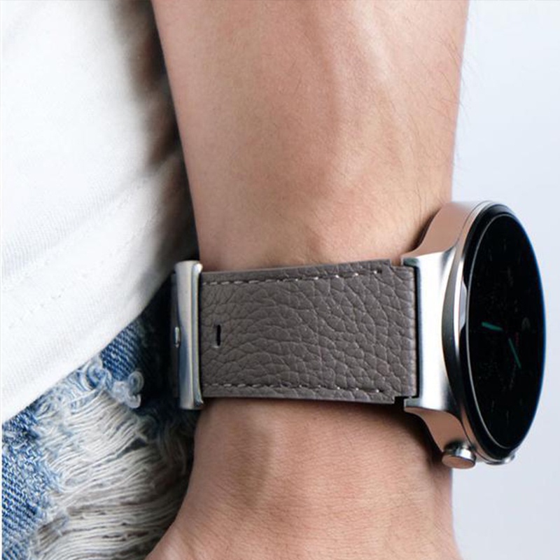 Dây Đeo Bằng Da 22mm Cho Đồng Hồ Huawei 4 3 Gt3 GT2 2 Pro 46MM