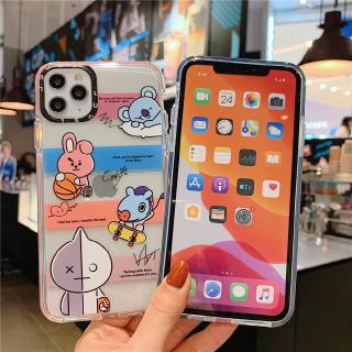Cartoon BT21 Ốp Redmi Note9s Note9pro Note5 Note7 Note8 Pro Soft Case Xiaomi Mi8 Mi9 Mi10 Pro Case Cover