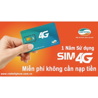 Sim dcom 4G 1 năm (4-5 ngày nhận hàng)
