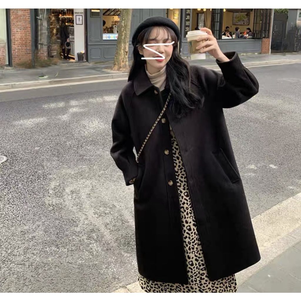 [ẢNH THẬT] ÁO KHOÁC DẠ DÁNG DÀI, DÀY FORM HÀN QUỐC màu SIÊU TÂY mà GIÁ SIÊU RẺ | BigBuy360 - bigbuy360.vn